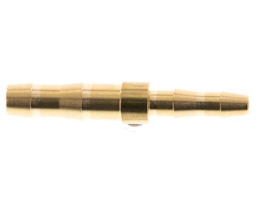 Conector de manguera de latón de 9 mm (3/8'') y 6 mm (1/4'') DIN EN 560 [2 piezas]