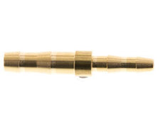 Conector de manguera de latón de 9 mm (3/8'') y 6 mm (1/4'') DIN EN 560 [2 piezas]