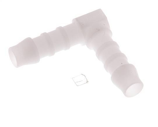 Conector de manguera acodado de 6 mm (1/4'') de POM [20 piezas]