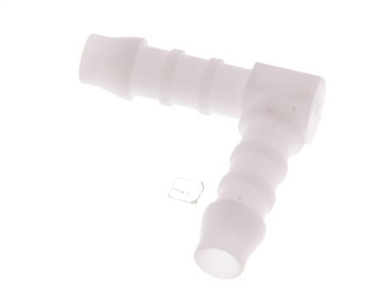 Conector de manguera acodado de 6 mm (1/4'') de POM [20 piezas]