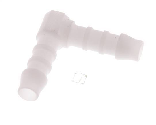 Conector de manguera acodado de 6 mm (1/4'') de POM [20 piezas]
