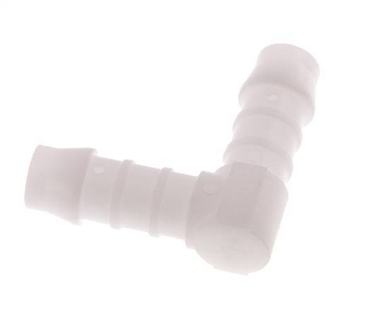 Conector de manguera en codo de POM de 9 mm (3/8'') [10 piezas]