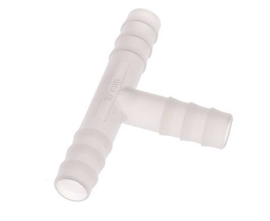 Conector de manguera en T de PVDF de 10 mm [2 piezas]