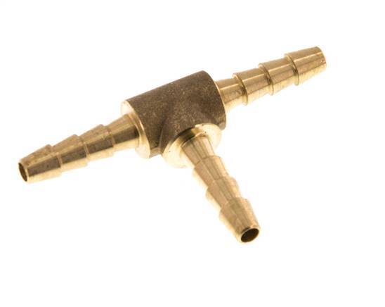 Conector de manguera en T de latón de 5 mm [2 piezas]