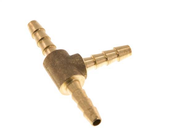 Conector de manguera en T de latón de 5 mm [2 piezas]