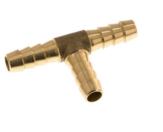 Conector de manguera en T de latón de 8 mm (5/16'') [2 piezas]