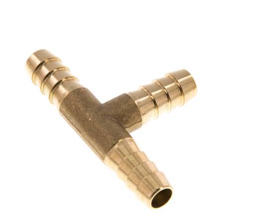 Conector de manguera en T de latón de 9 mm (3/8'') [2 piezas]
