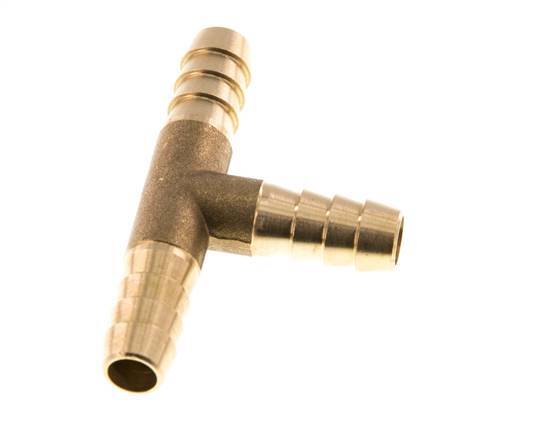 Conector de manguera en T de latón de 9 mm (3/8'') [2 piezas]