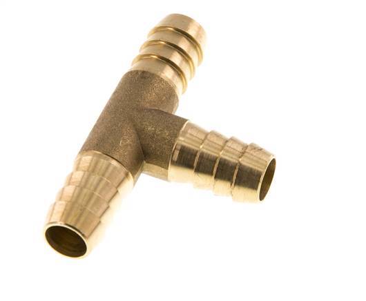Conector de manguera en T de latón de 13 mm (1/2'')
