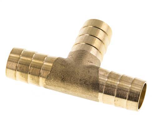 Conector de manguera en T de latón de 16 mm (5/8'')