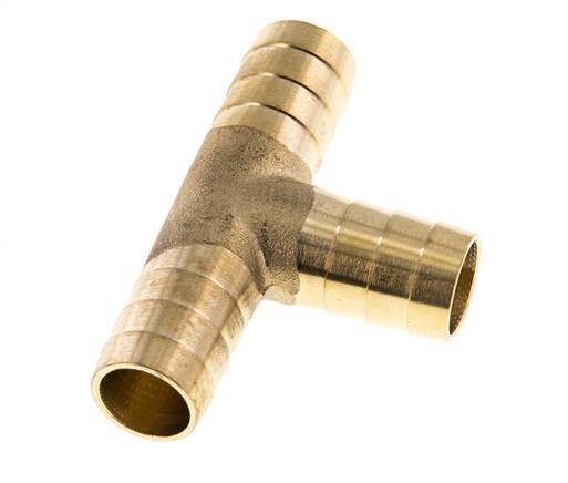Conector de manguera en T de latón de 16 mm (5/8'')