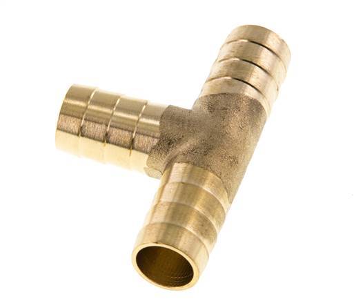 Conector de manguera en T de latón de 16 mm (5/8'')