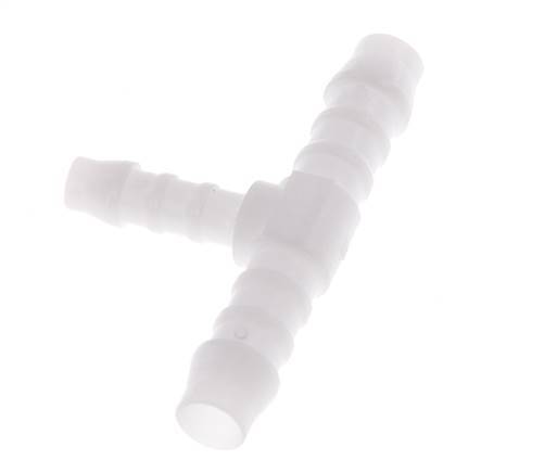 Conector de manguera en T de POM de 8 mm (5/16'') y 6 mm (1/4'') [5 piezas]