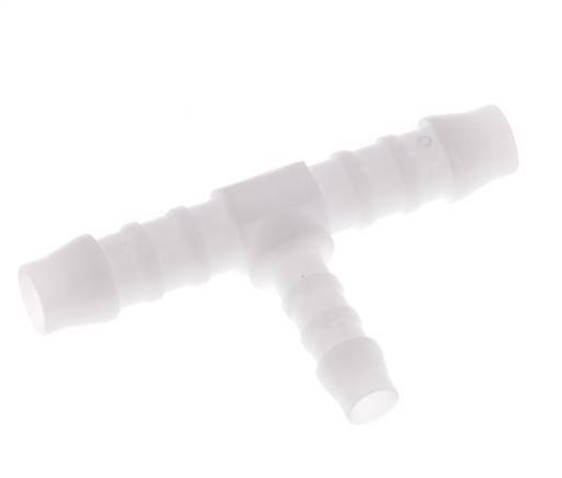 Conector de manguera en T de POM de 8 mm (5/16'') y 6 mm (1/4'') [5 piezas]