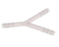 Conector de manguera en Y de PVDF de 4 mm [2 piezas]
