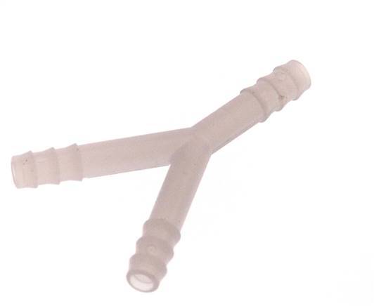 Conector de manguera en Y de PVDF de 6 mm (1/4'') [2 piezas]