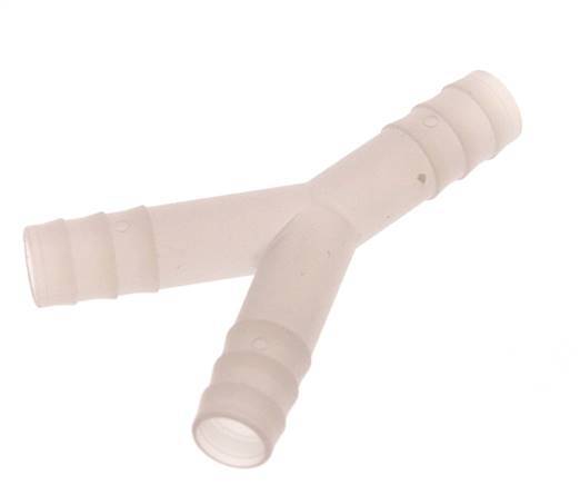 Conector de manguera en Y de PVDF de 13 mm (1/2'')