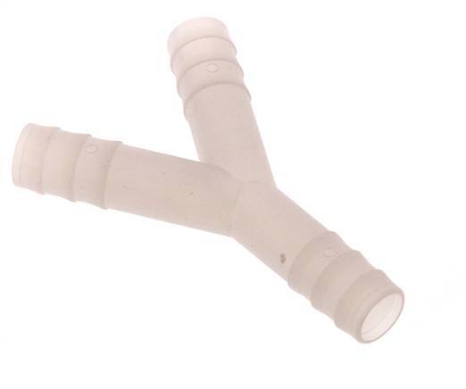 Conector de manguera en Y de PVDF de 13 mm (1/2'')