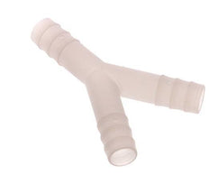 Conector de manguera en Y de PVDF de 13 mm (1/2'')