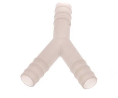 Conector de manguera en Y de PVDF de 13 mm (1/2'')