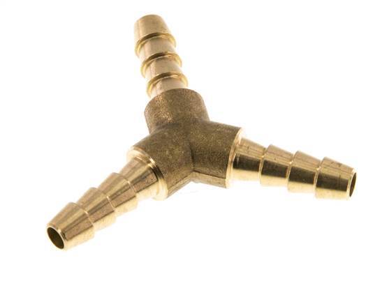 Conector de manguera en Y de latón de 6 mm (1/4'') [2 piezas]