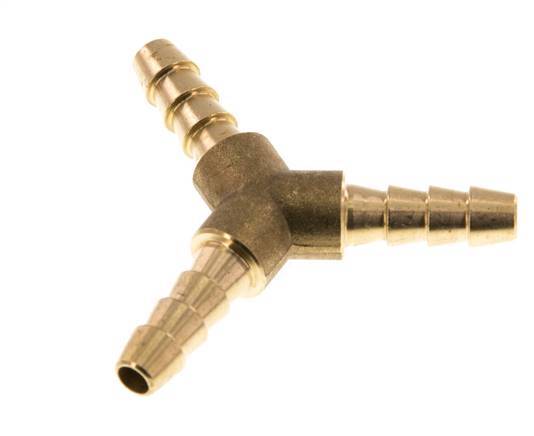 Conector de manguera en Y de latón de 6 mm (1/4'') [2 piezas]