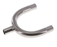 Conector de manguera en Y de acero inoxidable 1.4301 de 13 mm (1/2'')
