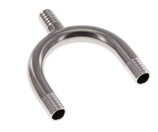 Conector de manguera en Y de acero inoxidable 1.4301 de 13 mm (1/2'')
