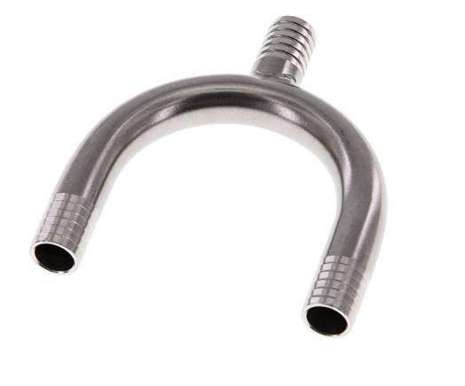 Conector de manguera en Y de acero inoxidable 1.4301 de 13 mm (1/2'')