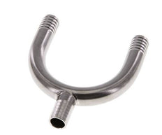 Conector de manguera en Y de acero inoxidable 1.4301 de 13 mm (1/2'')