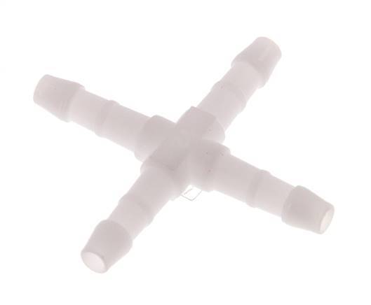 Conector de manguera en cruz de POM de 4 mm [10 piezas]