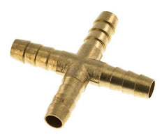 Conector de manguera en cruz de latón de 9 mm (3/8'') [2 piezas]