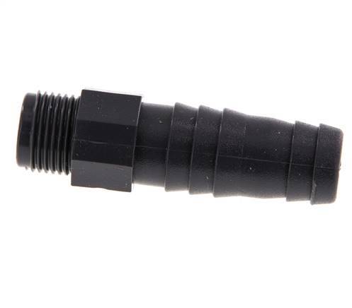 Barra de manguera de PVC de 16 mm (5/8'') y G3/8'' macho 64mm EN 1452-3 [5 Piezas]
