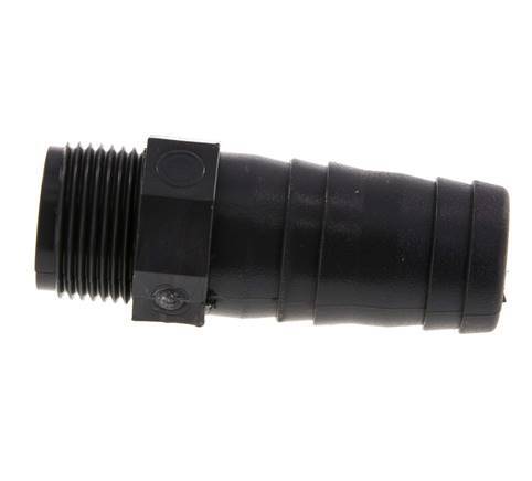 Boquilla de PVC de 25 mm (1'') y G3/4'' macho 76mm EN 1452-3 [5 Piezas]