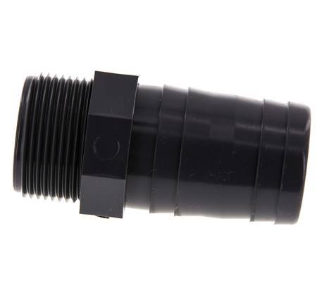 Barra de manguera de PVC de 40 mm y G1-1/4'' macho 92mm EN 1452-3 [2 Piezas]