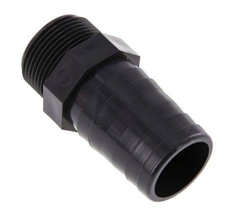 Barra de manguera de PVC de 40 mm y G1-1/4'' macho 92mm EN 1452-3 [2 Piezas]