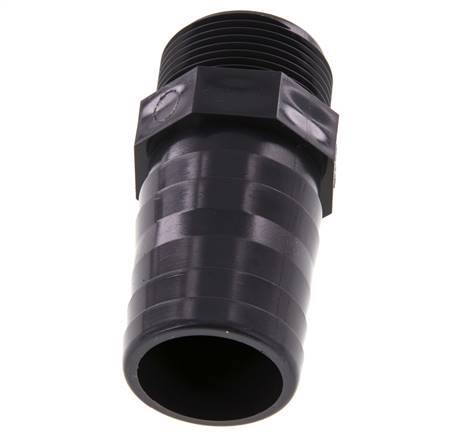 Barra de manguera de PVC de 40 mm y G1-1/4'' macho 92mm EN 1452-3 [2 Piezas]