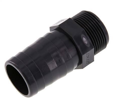 Barra de manguera de PVC de 40 mm y G1-1/4'' macho 92mm EN 1452-3 [2 Piezas]