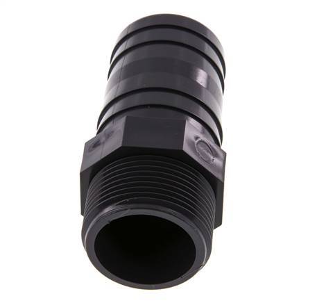 Barra de manguera de PVC de 40 mm y G1-1/4'' macho 92mm EN 1452-3 [2 Piezas]