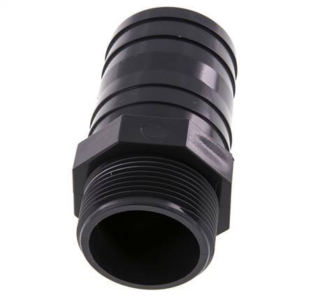 Barra de manguera de PVC de 50 mm (2'') y G1-1/2'' macho 99mm EN 1452-3 [2 Piezas]