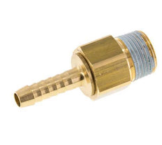 Lengüeta de manguera de latón de 6 mm (1/4'') y R3/8'' macho NBR giratorio