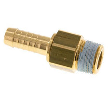 Lengüeta de manguera de latón de 9 mm (3/8'') y R3/8'' macho NBR giratorio