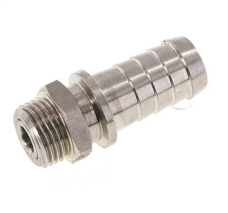 19 mm (3/4'') y R1/2'' Acero inoxidable 1.4301 Manguito macho FKM Giratorio