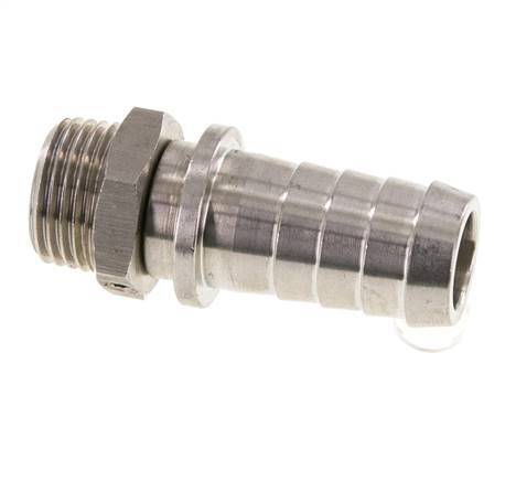 19 mm (3/4'') y R1/2'' Acero inoxidable 1.4301 Manguito macho FKM Giratorio