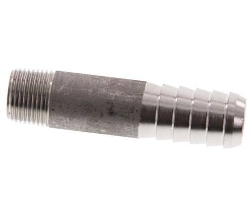 16 mm (5/8'') y R3/8'' Acero inoxidable 1.4571 Boquilla macho 70mm