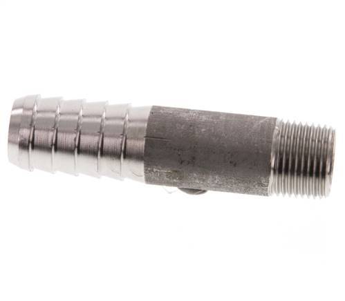 16 mm (5/8'') y R3/8'' Acero inoxidable 1.4571 Boquilla macho 70mm