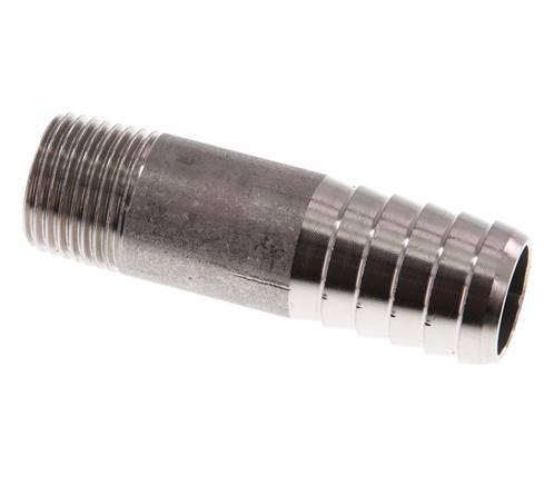 19 mm (3/4'') y R1/2'' Acero inoxidable 1.4571 Boquilla macho 70mm