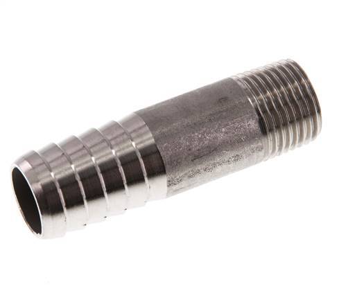 19 mm (3/4'') y R1/2'' Acero inoxidable 1.4571 Boquilla macho 70mm