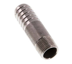 19 mm (3/4'') y R1/2'' Acero inoxidable 1.4571 Boquilla macho 70mm