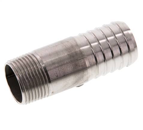 25 mm (1'') y R3/4'' Acero inoxidable 1.4571 Boquilla macho 70mm